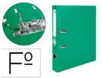 Pasta De Arquivo De Alavanca Liderpapel Documenta Pvc Folio Lombada 52 Mm Verde