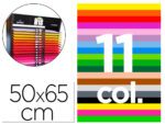 Cartolina Guarro formato 50X65 cm. Conteúdo "D" 25 folhas X 11 cores. Gramagem 185 grs.