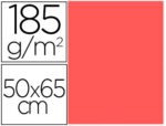 Cartolina Guarro, medida 50X65 cm., gramagem 185 grs. Cor coral