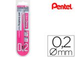 Lapiseira Pentel Orenz 0,2 mm. Cor rosa, em Blister de 1 unidade.