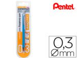 Lapiseira Pentel Orenz 0,3 mm. Cor azul, em Blister de 1 unidade.