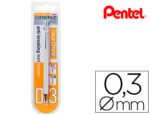 Lapiseira Pentel Orenz 0,3 mm. Cor branco, em Blister de 1 unidade.