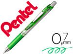 Roller Pentel Energel Bl77 0,7 mm., retrátil, cor verde claro.