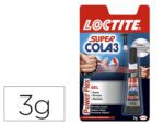 Super Cola 3 Loctite Power Flex. Tubo com 3 grs.
