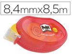 Cola Pritt Roller removível, medida 8,4 mm. X 8,5 metros.