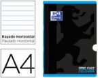 Caderno Agrafado Oxford Openflex Colours. Formato A4, papel de 90 grs., com 48 folhas pautado. Cor turquesa.