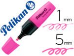 Marcador Fluorescente Pelikan Textmarker 490, cor rosa.