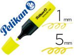 Marcador Fluorescente Pelikan Textmarker 490, cor amarelo.