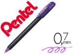 Roller Pentel Bl417 Energel Makkuro, ponta 0,7 mm., cor violeta.