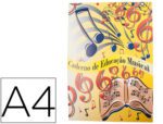 Caderno de Musica. Formato A4. Gramagem 60 grs. Contém 20 folhas.