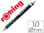 Lapiseira Rotring Tikky 1 mm. Cor preta.